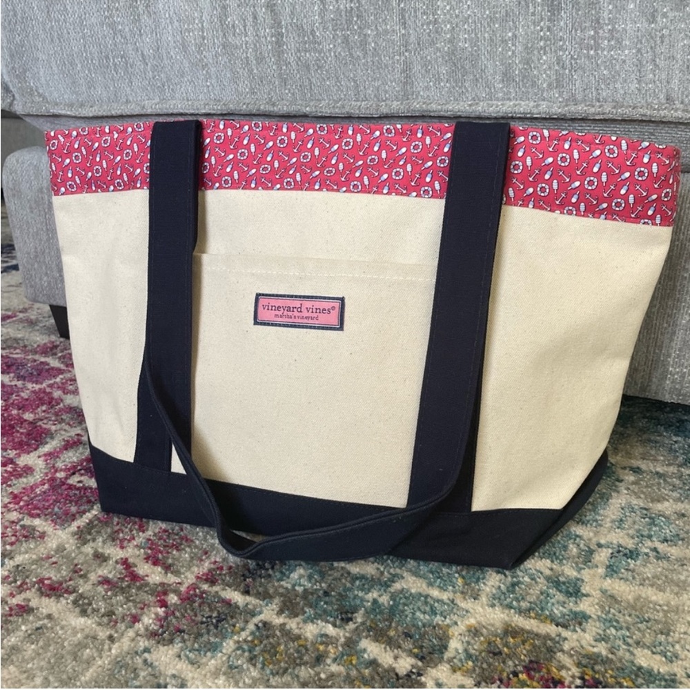 Vineyard Vines classic canvas tote bag